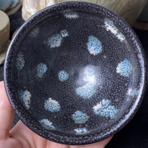 炉鲁山段店窑油滴斗笠