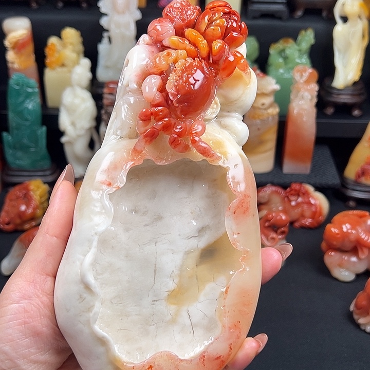 寿山石老性芙蓉石