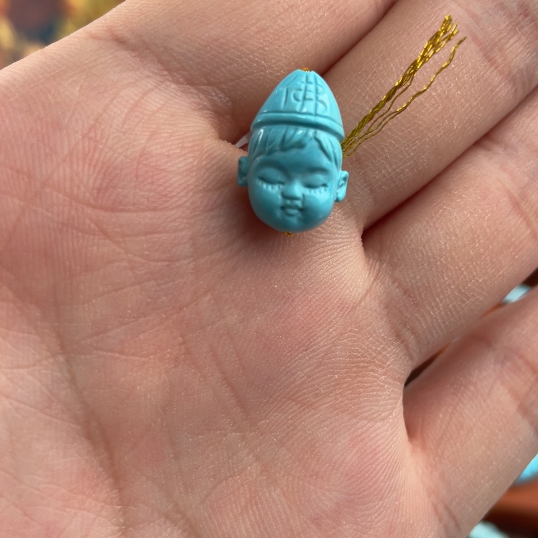 绿松石手链未镶嵌小佛