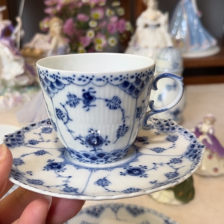 杯欧洲中古瓷器摆件