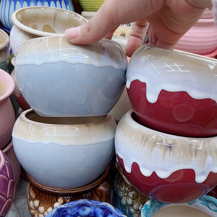 多肉绿植陶瓷花盆