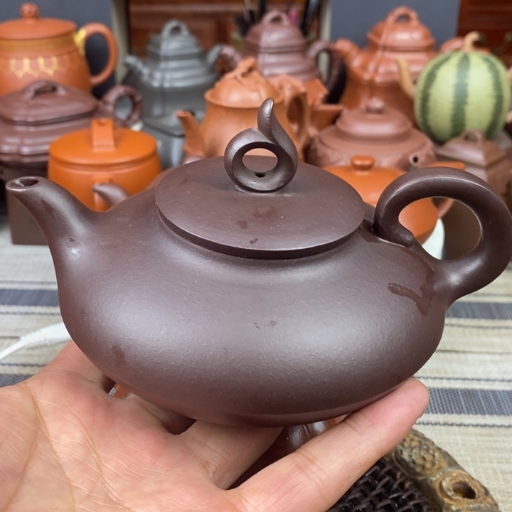 紫砂茶壶一*原佛手300cc新年特价