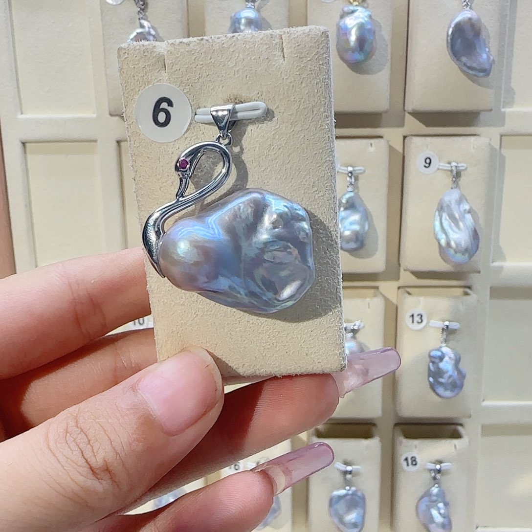 颈饰合金淡水珍珠