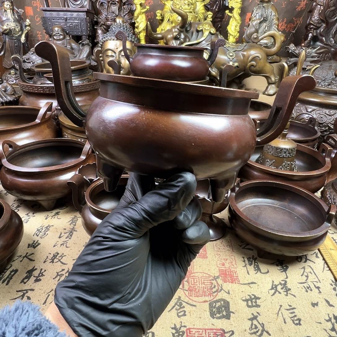 香炉 家用供香炉 风水摆件 聚宝盆 家居摆件