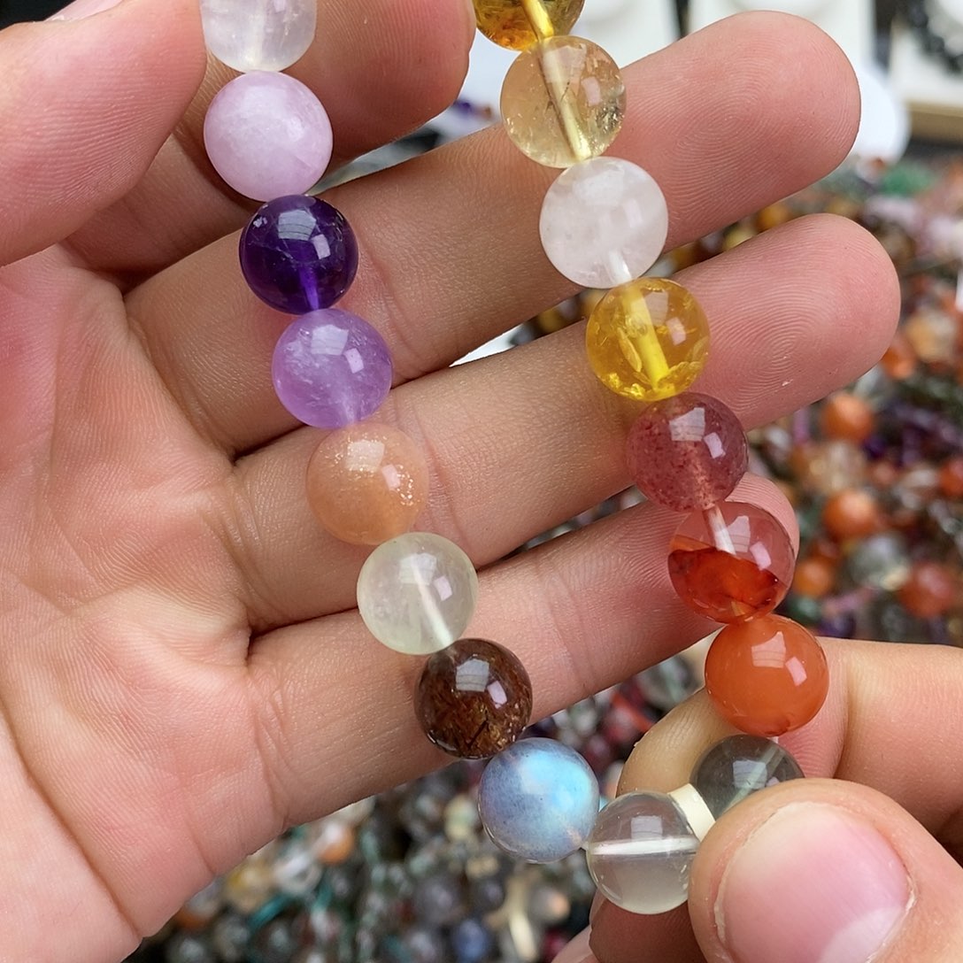 水晶未镶嵌手链手链