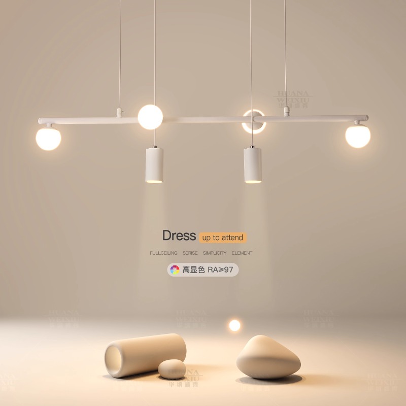 长条餐厅灯创意艺术led吊灯极简饭厅餐桌灯吧台岛台2025新款灯具