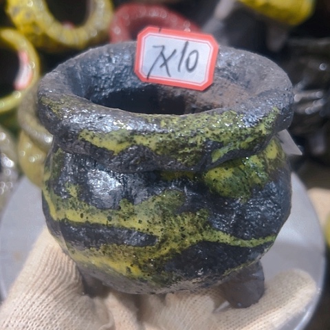 粗陶花盆手工花盆