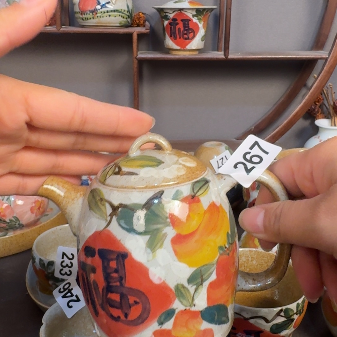 时***安瓷片景德镇手工制作