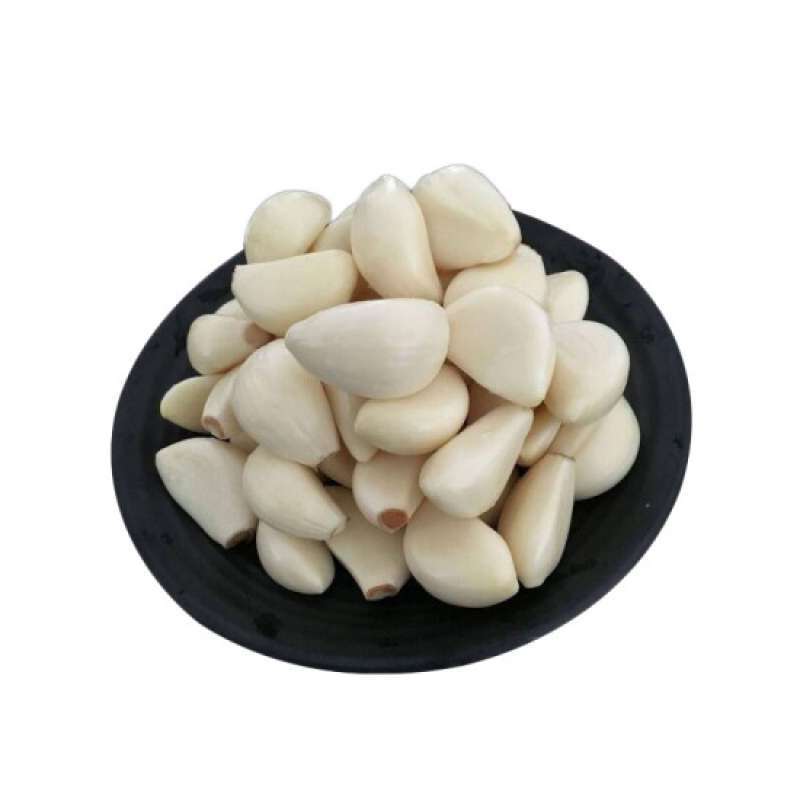 手剥去皮蒜米(净蒜)约50g /份