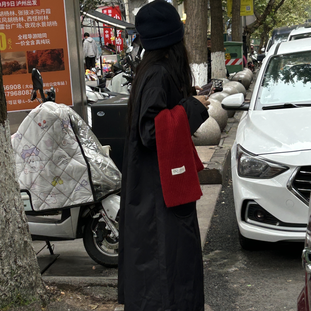 Gardenia｜空栀 韩代 腔调黑棉服48h退换