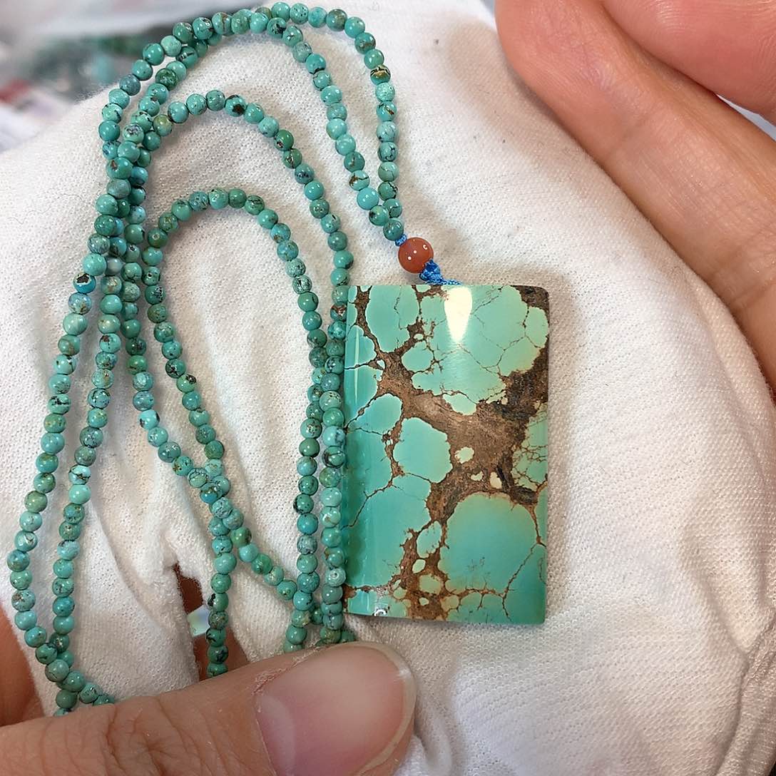 绿松石珠宝奇石未镶嵌