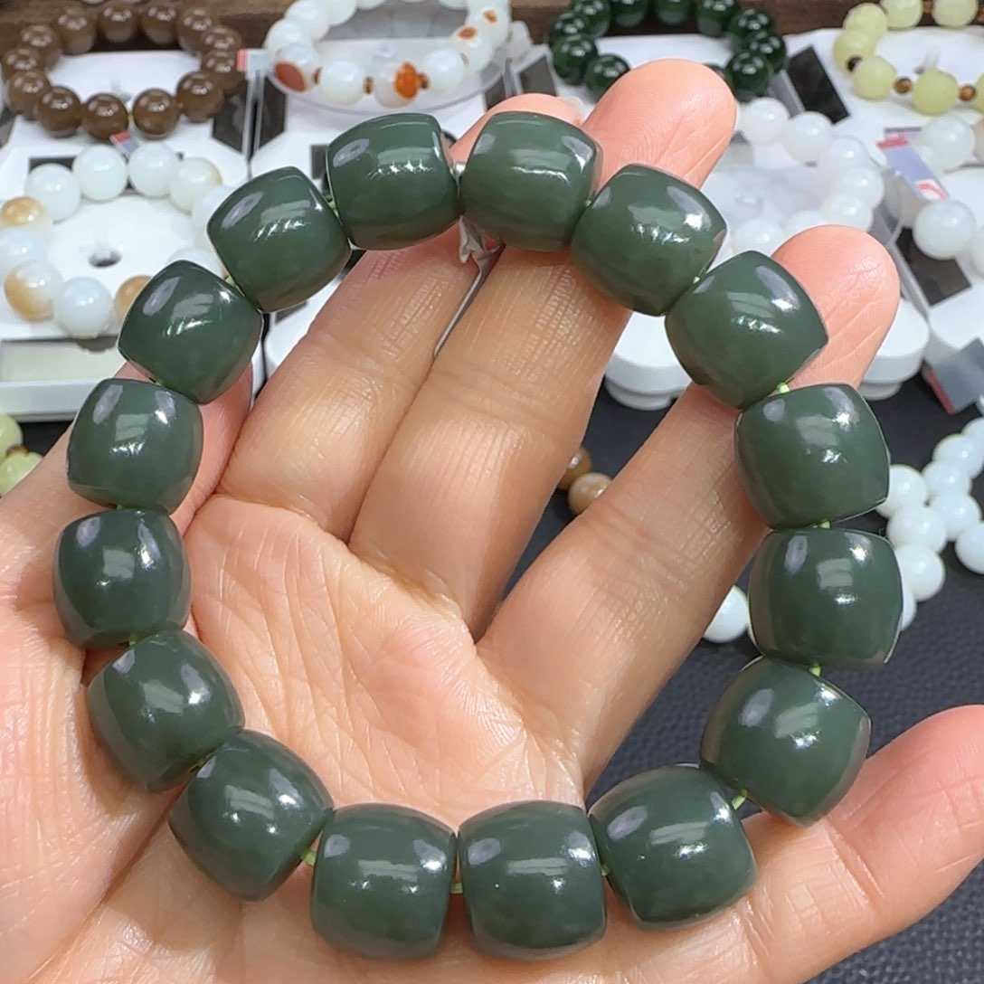 和田玉手链未镶嵌