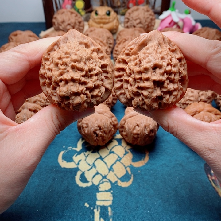 把件文玩核桃官帽45