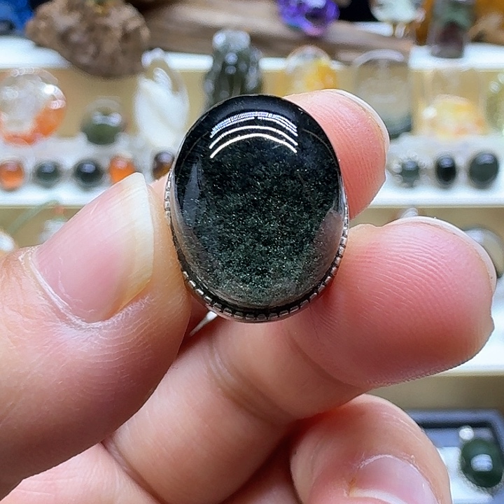 水晶颈饰银S925镶嵌吊坠