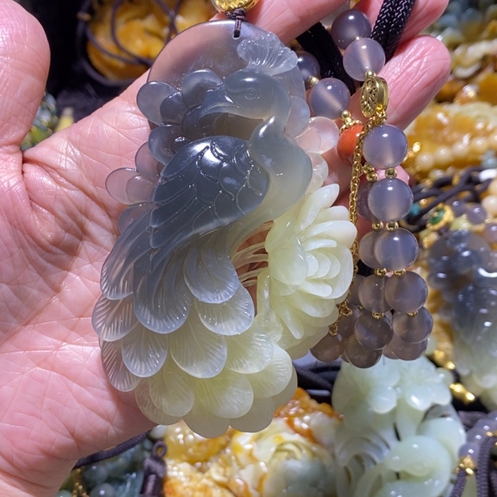 岫玉岫玉吊坠未镶嵌