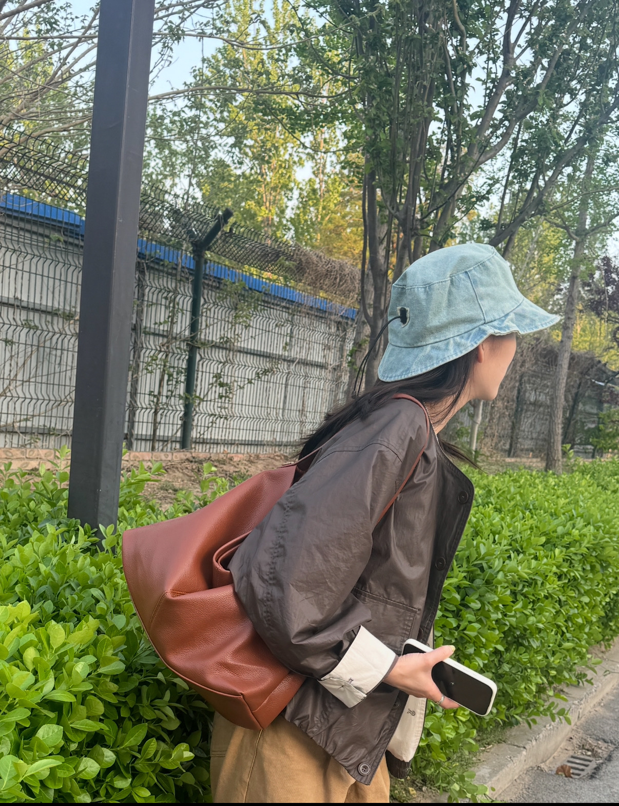 港风ins复古软皮大容量慵懒风单肩包斜挎简约百搭通勤包3290