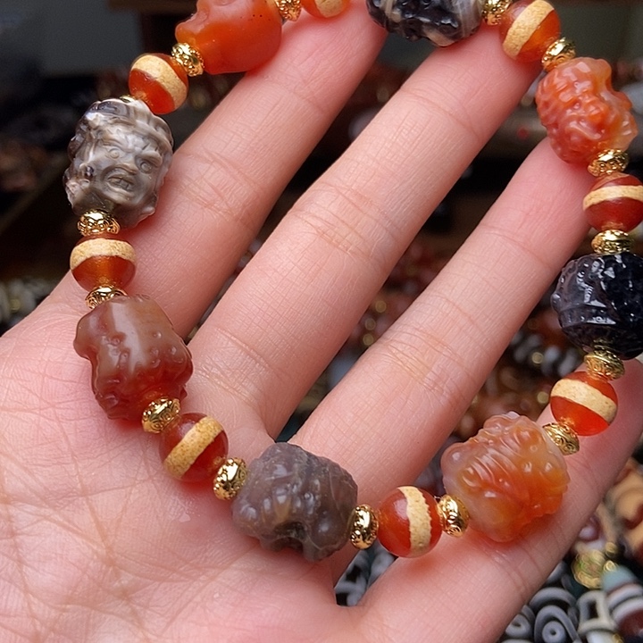 玛瑙/玉髓未镶嵌手链