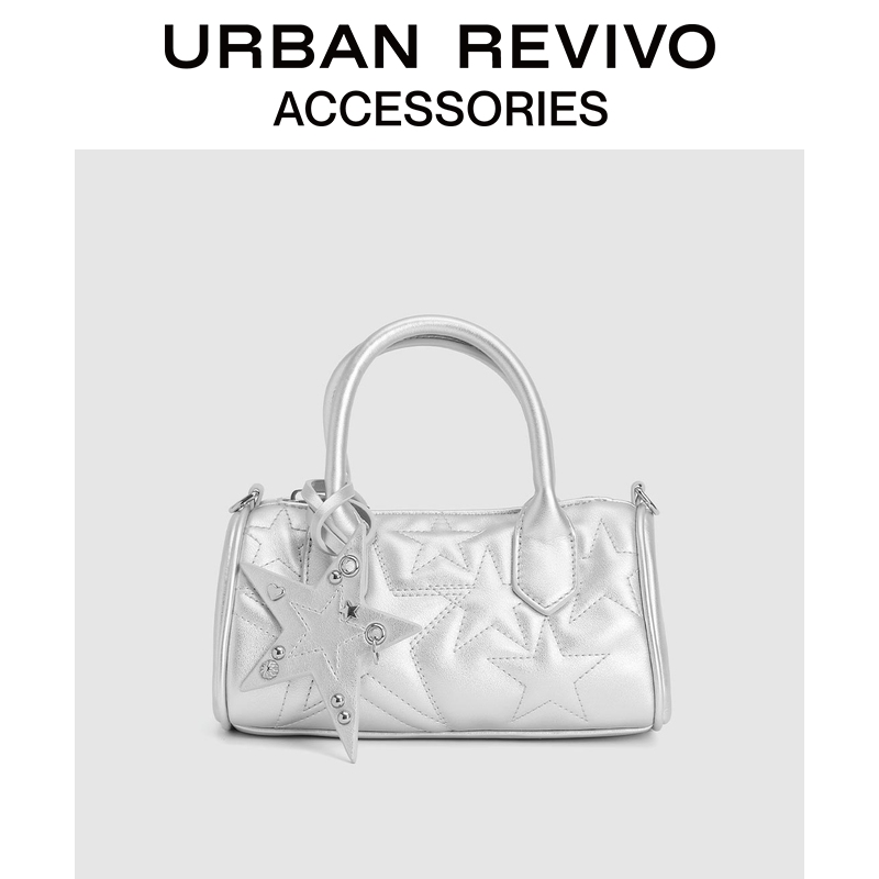 URBAN REVIVO2026春季新款女星星波士顿手提斜挎包UAYB60022