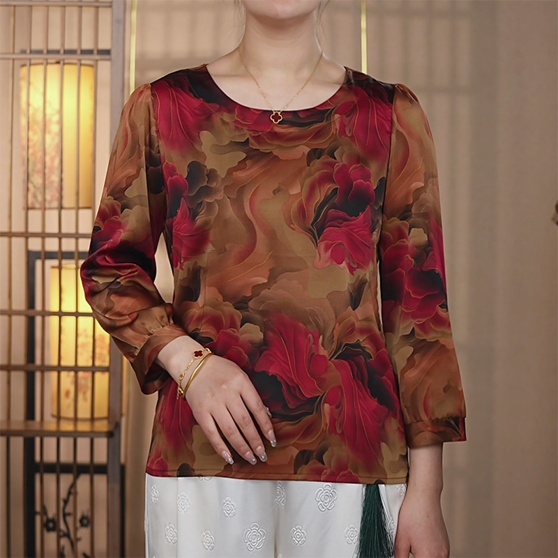 【075雍容华贵】2025年新款雍容华贵高级显气质衬衫