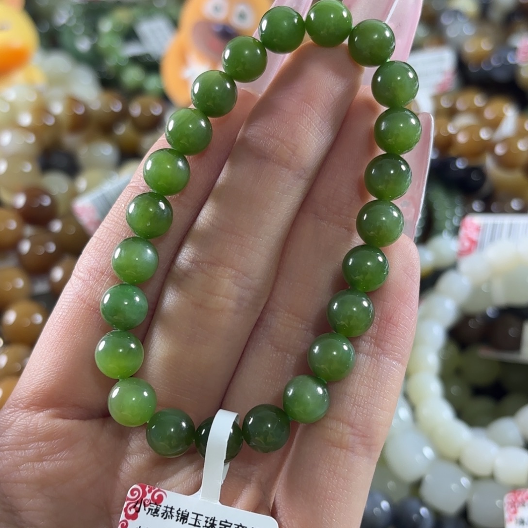 和田玉未镶嵌手链392