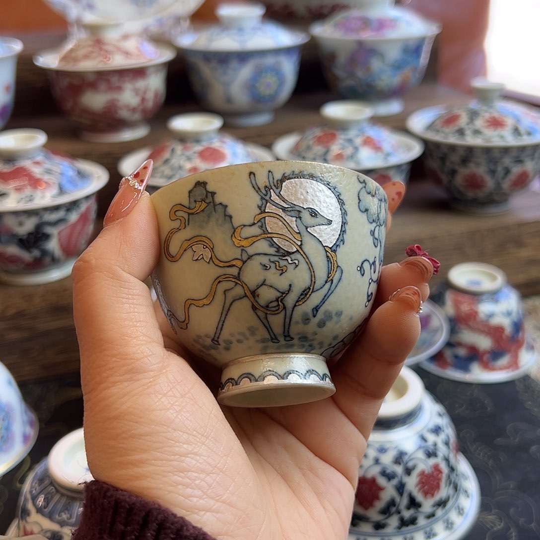 Y青时敦煌九色鹿鸡心