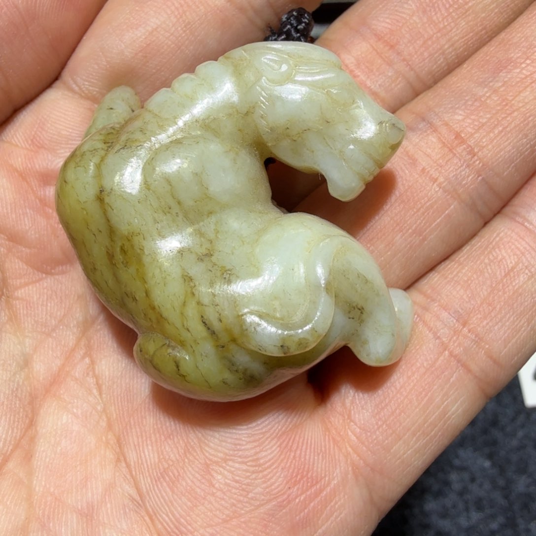 和田玉挂件未镶嵌闲*斋