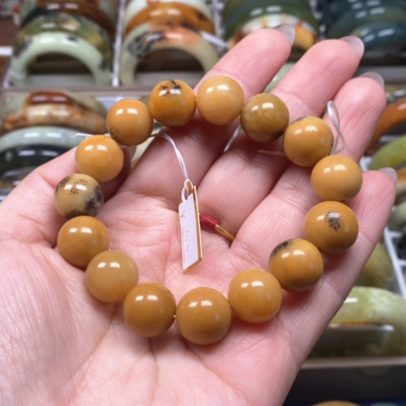 【闪购商品】蛇纹石玉手镯未镶嵌