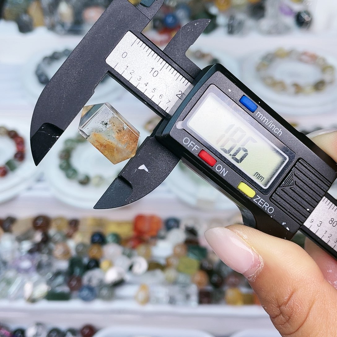 水晶单珠打孔不退不换未镶嵌