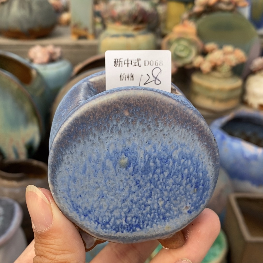 粗砂花盆新中式1987盆D68