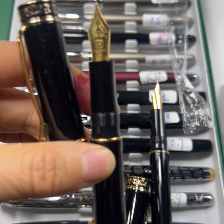 便携式富利文2085黑色全铜旋帽35大尖m尖