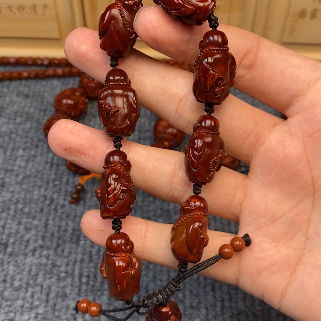 我***郝吊坠橄榄核整身弥勒