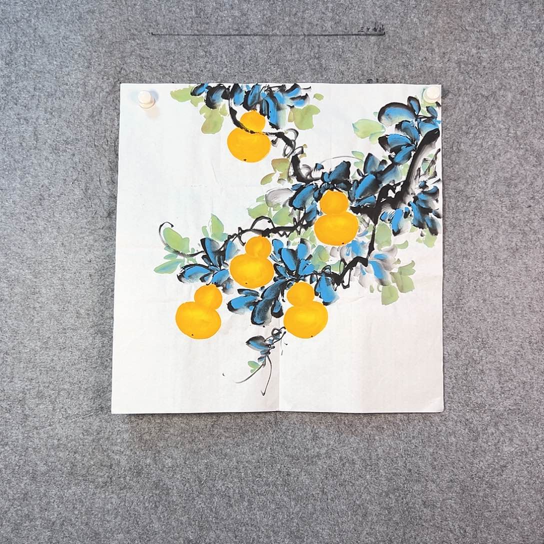 国画165 牡丹花等经济植物的