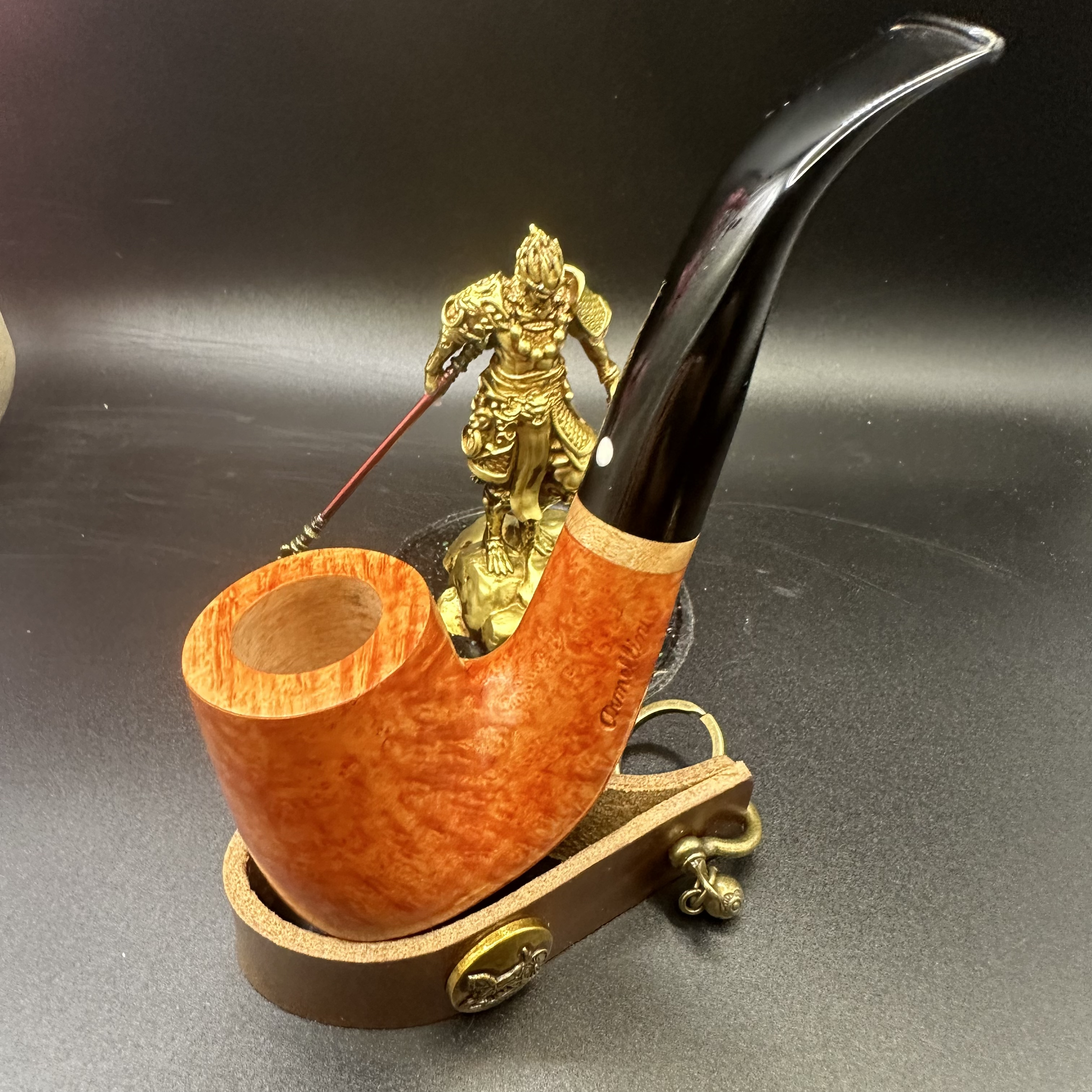 意大利-阿梅里尼-大弯石楠木烟斗