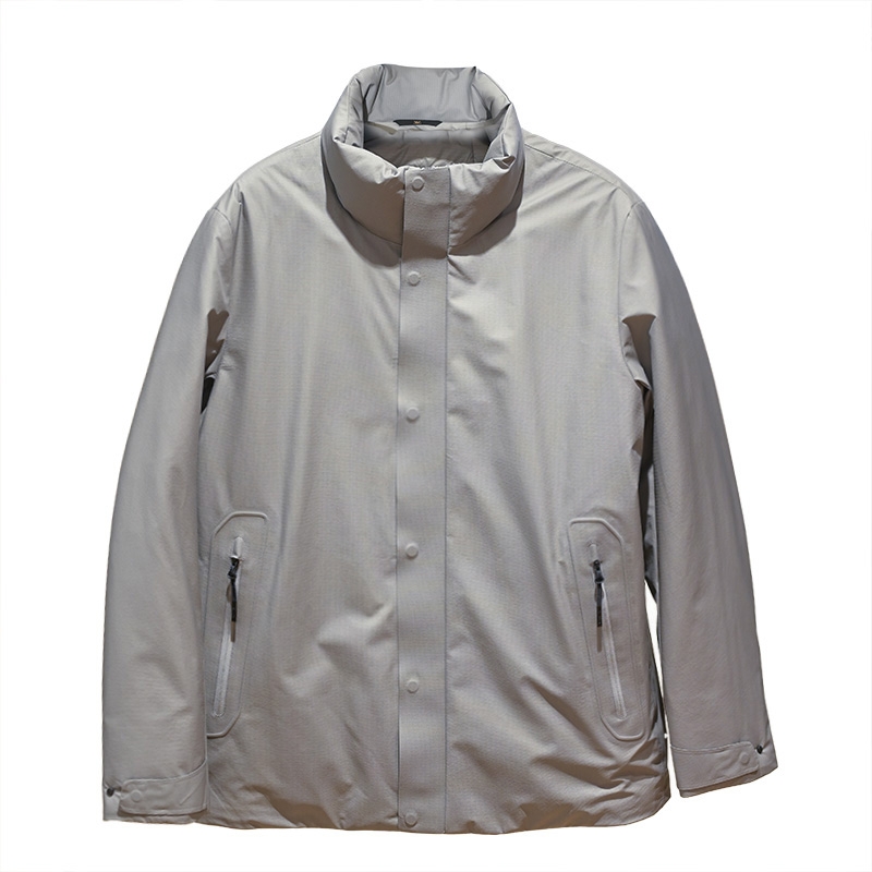 男士秋冬季立领棉服时尚商务通勤保暖休闲外套