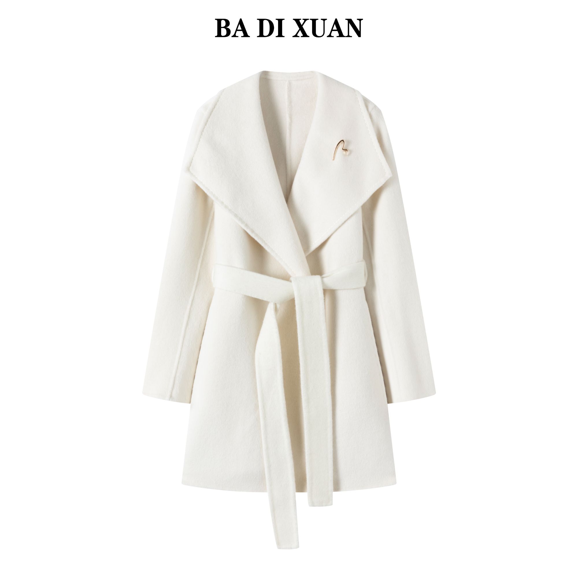 2025新款双面羊绒大衣羊毛外套显瘦中长款修身大衣