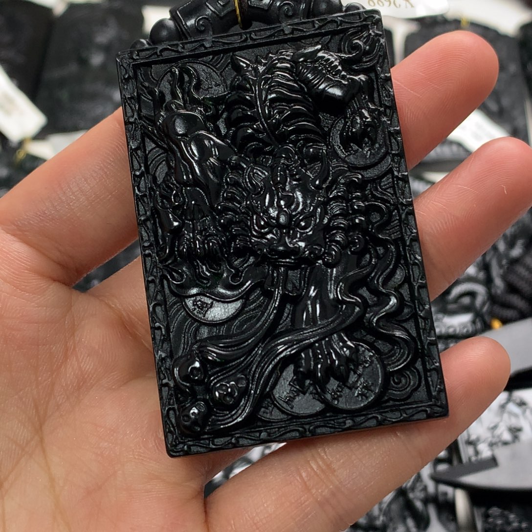 天然a货钢琴黑挂件