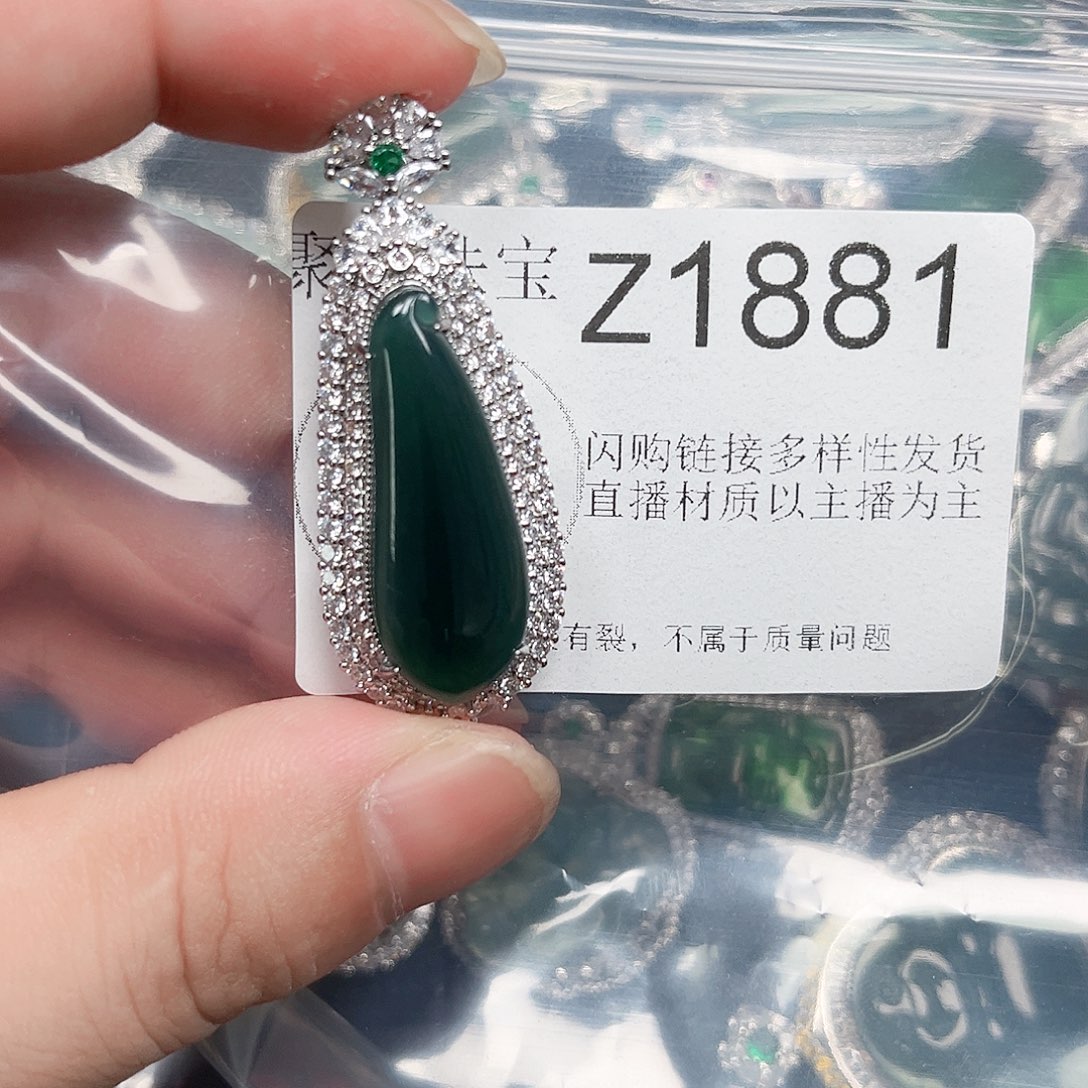 翡翠颈饰未镶嵌翡翠1881