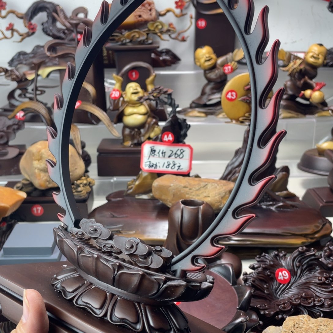 天***石树脂制品底座设计