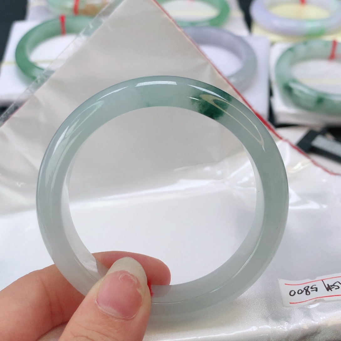 翡翠手镯未镶嵌翡翠手镯51.5