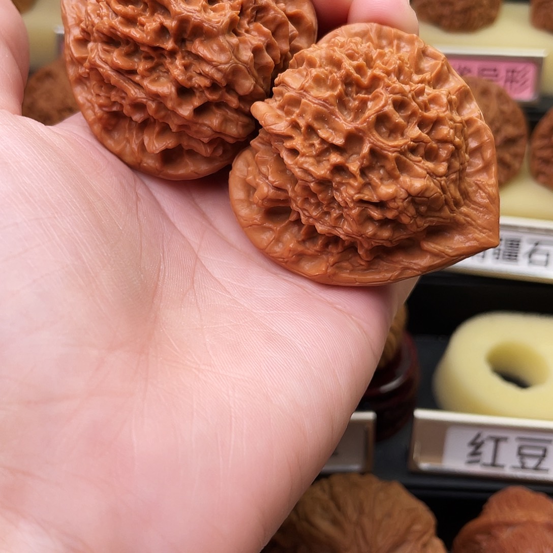 嵃***柒吊坠文玩核桃官帽49尺872