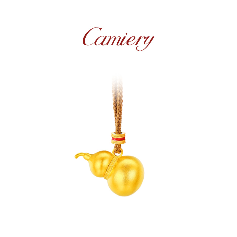 CAMIERY 新中式轻奢挂绳单葫芦项链百搭