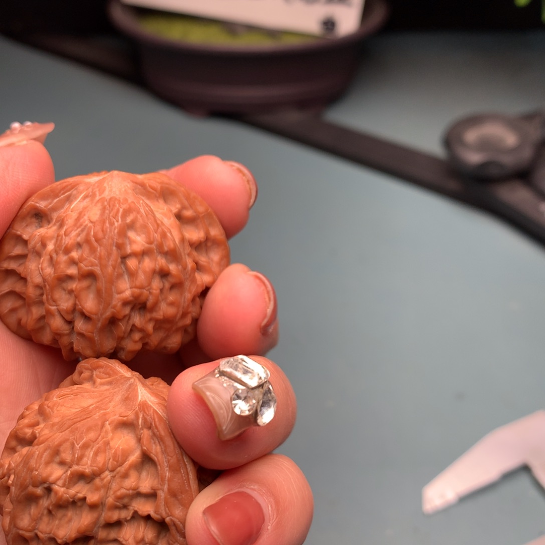 文玩核桃把件磨盘4445不是正磨