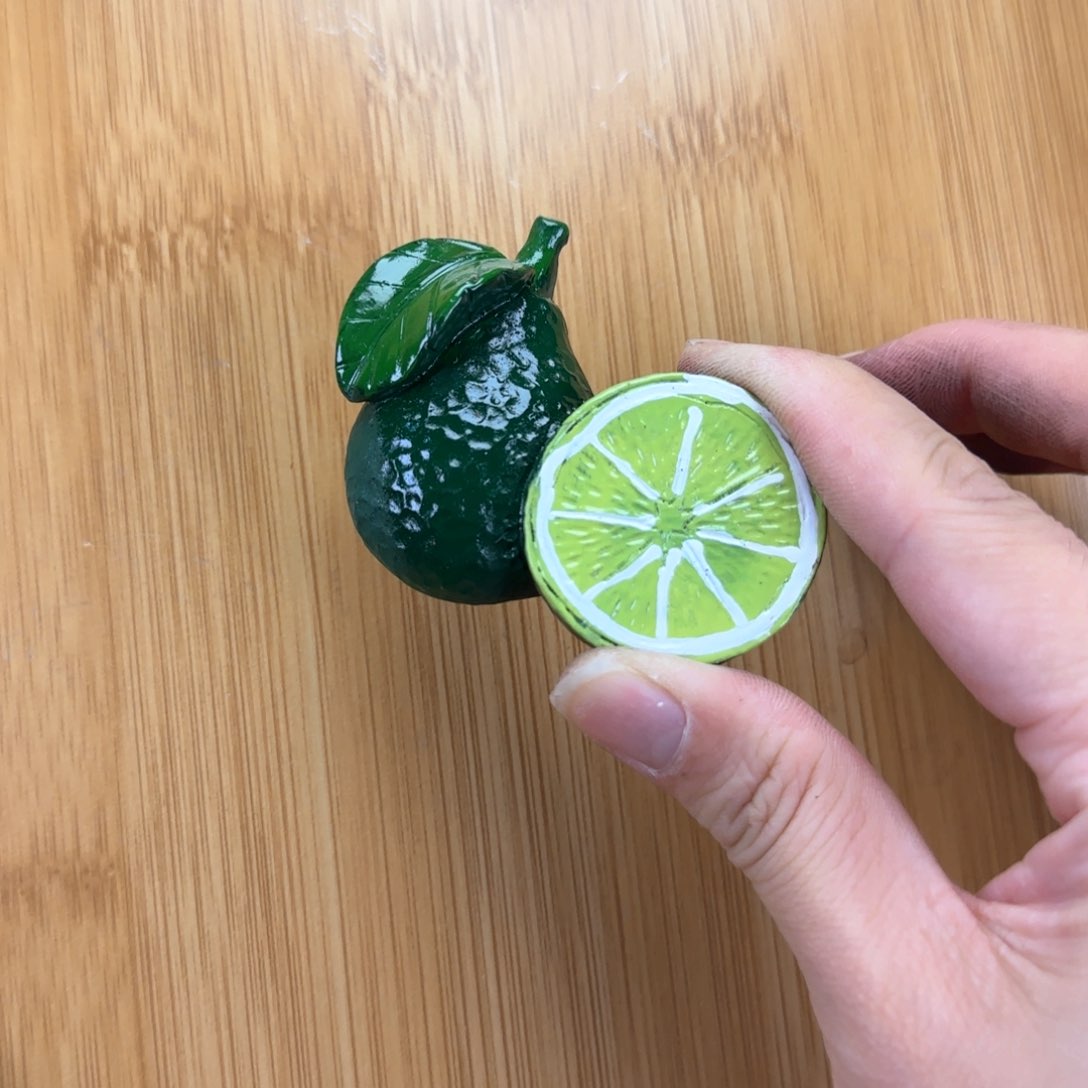 双层款绿柠檬冰箱贴