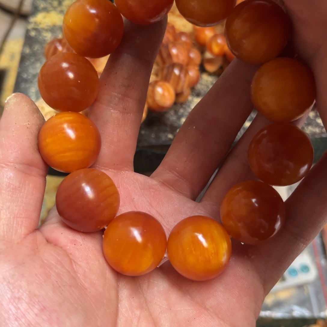 松木（琥珀木）手串/手链李2.0高抛固化