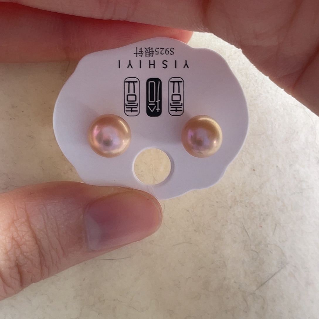 淡水珍珠耳饰未镶嵌