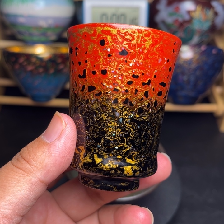 茶盏直播间大漆真漂亮！