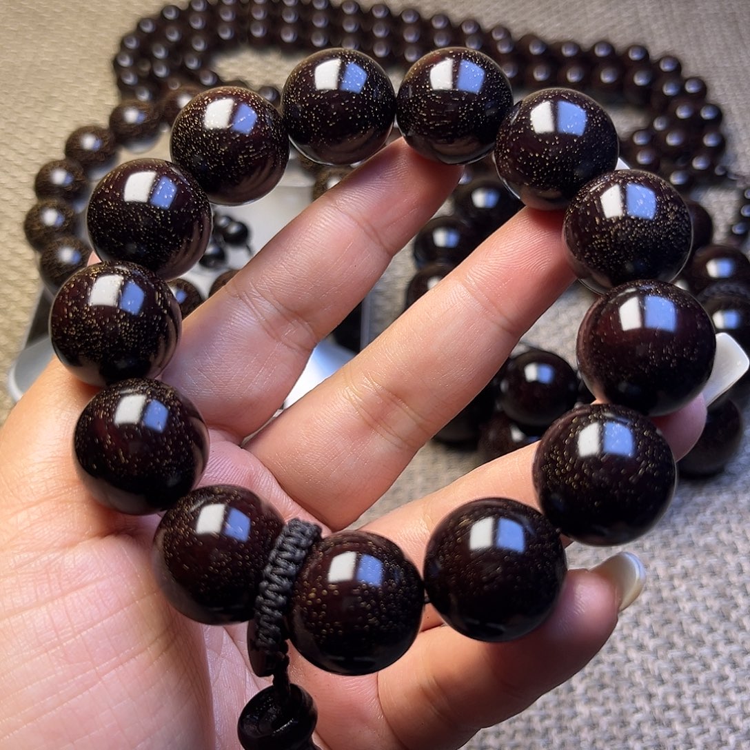 檀香紫檀（小叶紫檀）1.8 13颗满天星