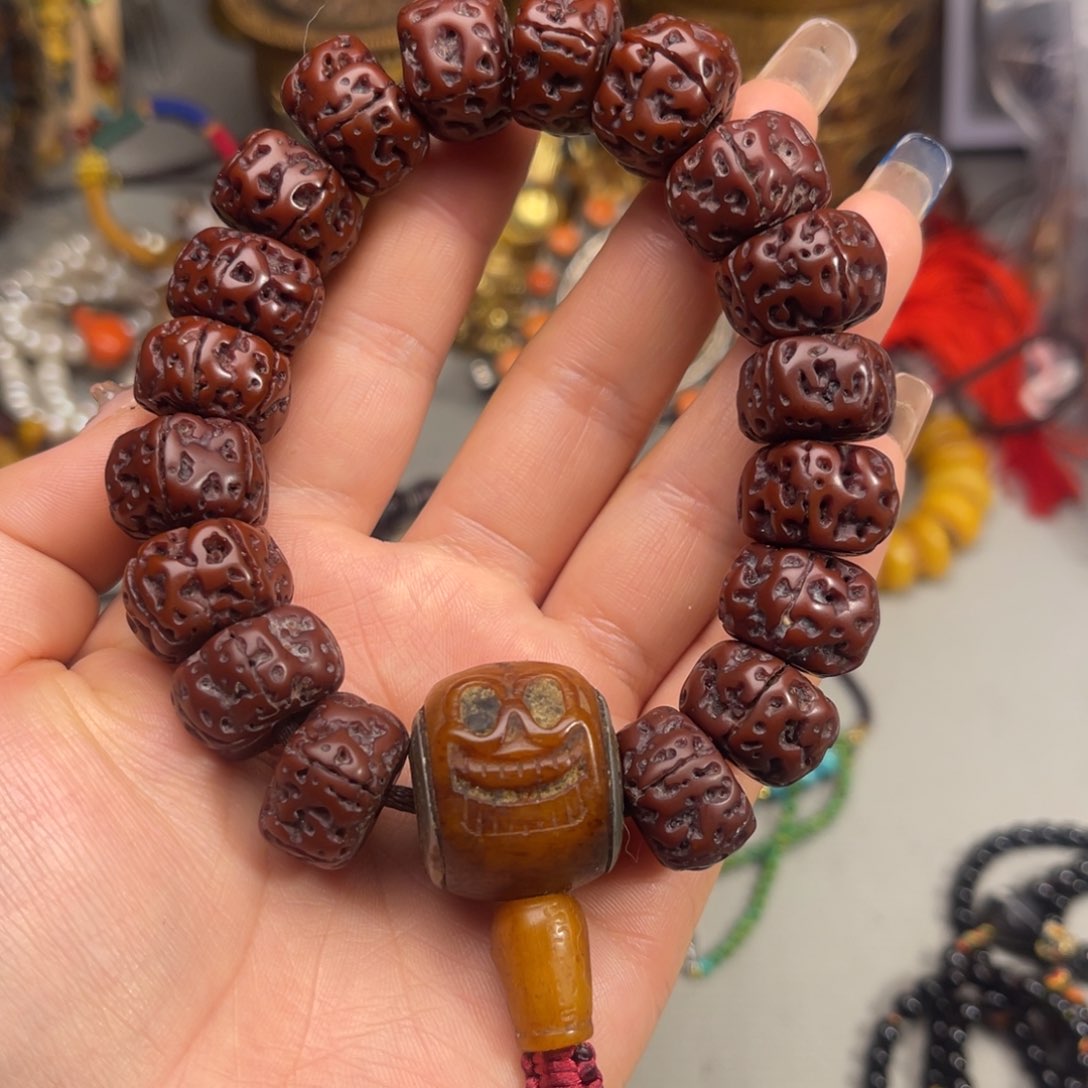 泥塑金刚菩提手串