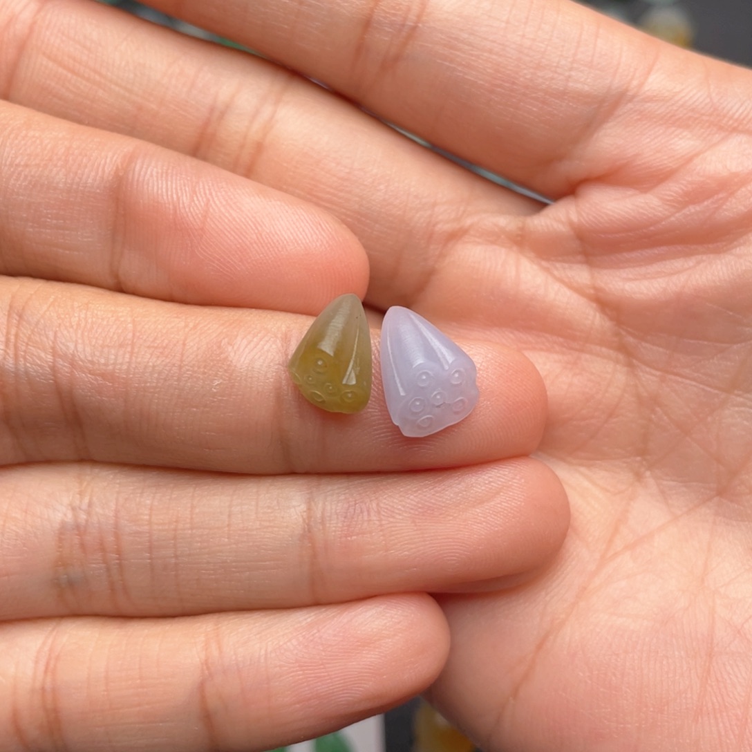 定制翡翠未镶嵌毛货
