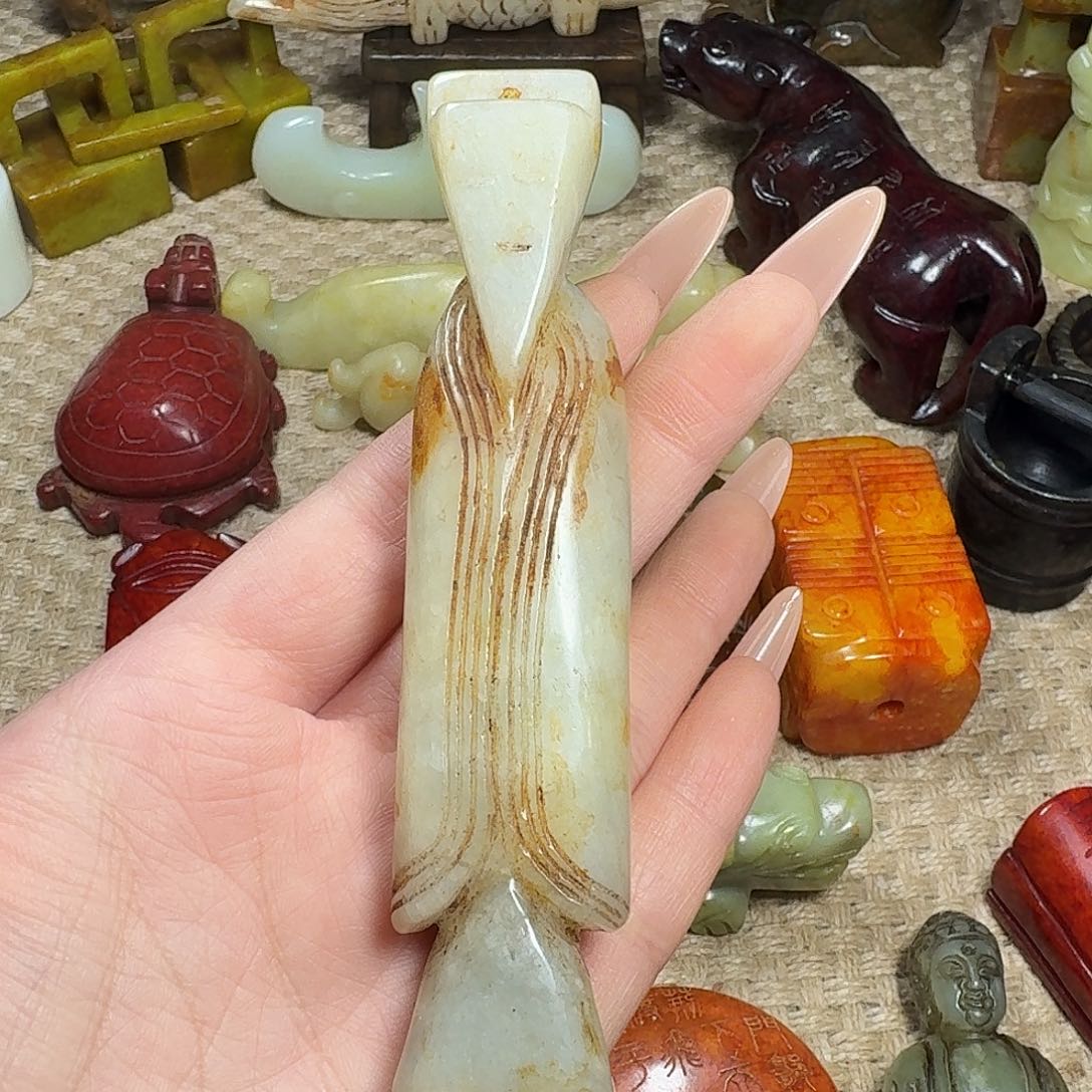 白玉菩提吊坠挂件